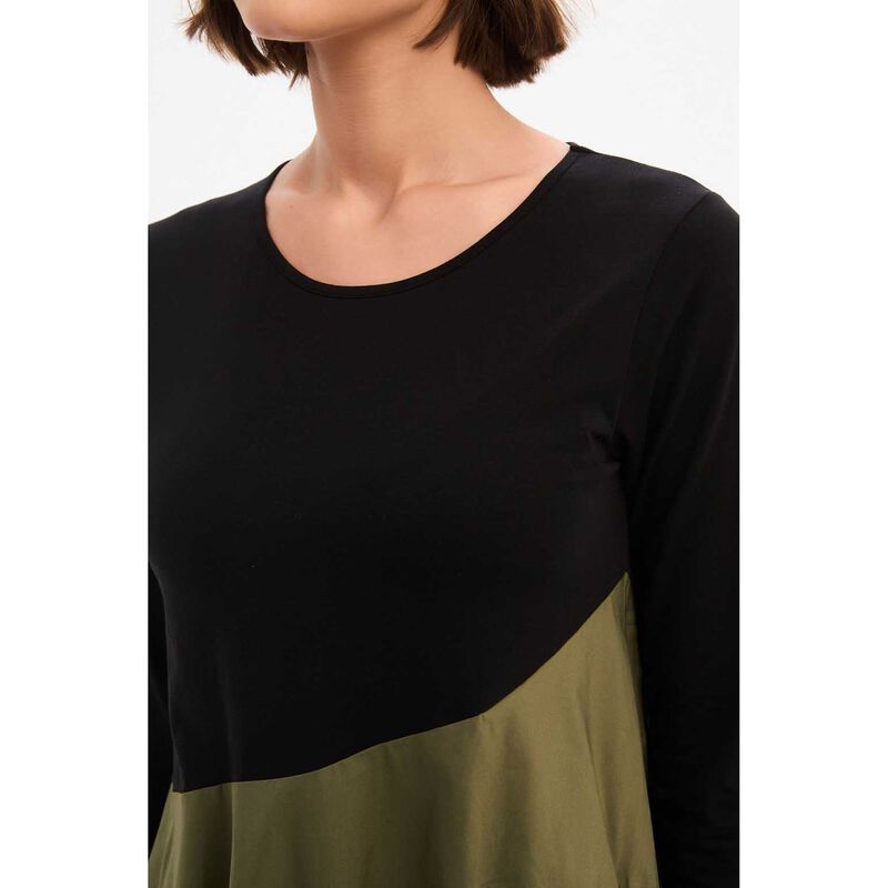 TIRELLI Diagonal Seam Combi Dress image number 2